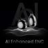 HiFuture FLEXCLIP AI Enhanced Environmental Noise Cancellation ENC Open Ear Wireless Earphone 30 hrs Play time light weigt design - Champagne Gold